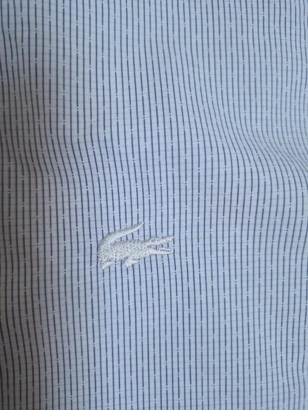 Lacoste camisa a rayas azul claro Slim Fit FR38 – photo 12